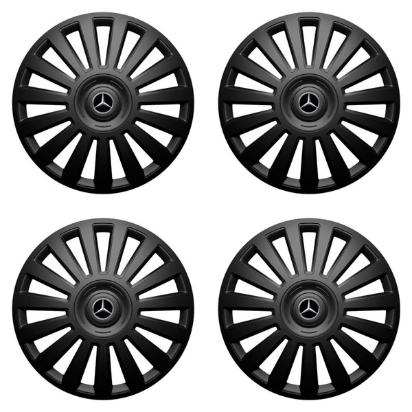 puklice pre  Mercedes 14 Luxury black