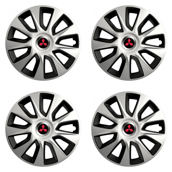 puklice pre  Mitsubishi (červené) 14 STRATOS double colour