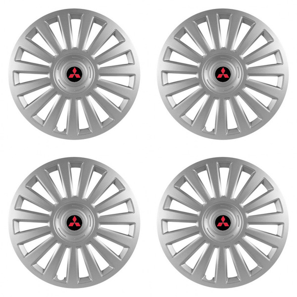 puklice pre  Mitsubishi (červené) 14 Luxury