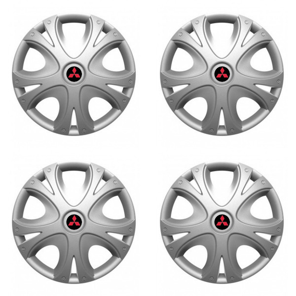 puklice pre Mitsubishi (červené) 15 DYNAMIC