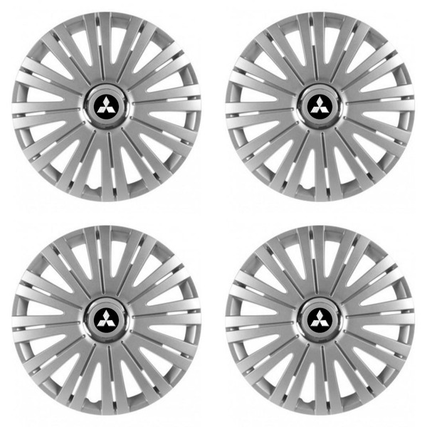 puklice pre Mitsubishi (strieborné) 15 ACTIVE RC