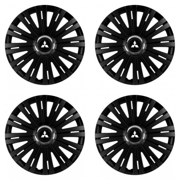 puklice pre  Mitsubishi (strieborné) 14 ACTIVE RC BLACK