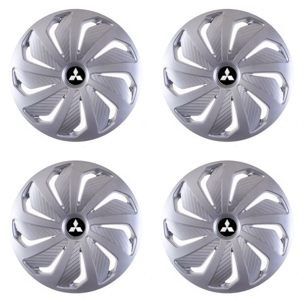 puklice pre Mitsubishi (strieborné) 14 WIND RC SI