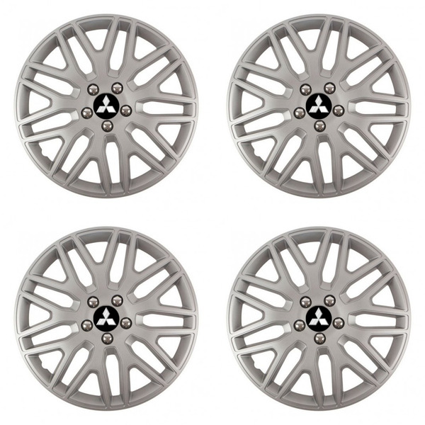 puklice pre  Mitsubishi (strieborné) 16 DAKAR