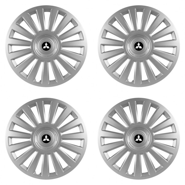 puklice pre  Mitsubishi (strieborné) 14 Luxury