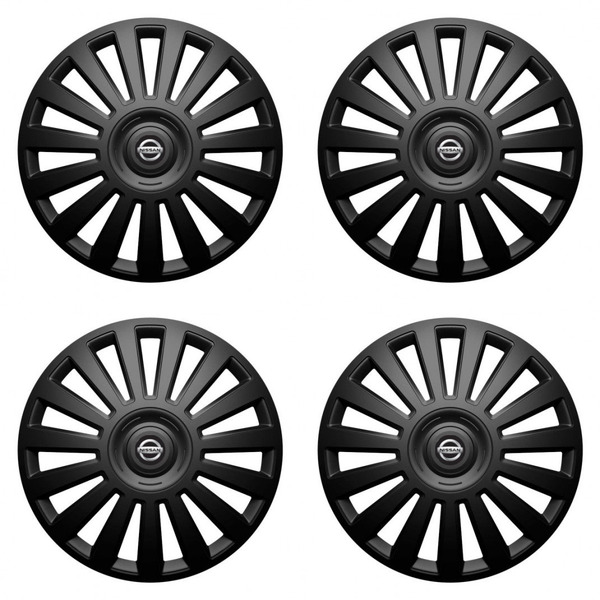 puklice pre Nissan 14 Luxury black