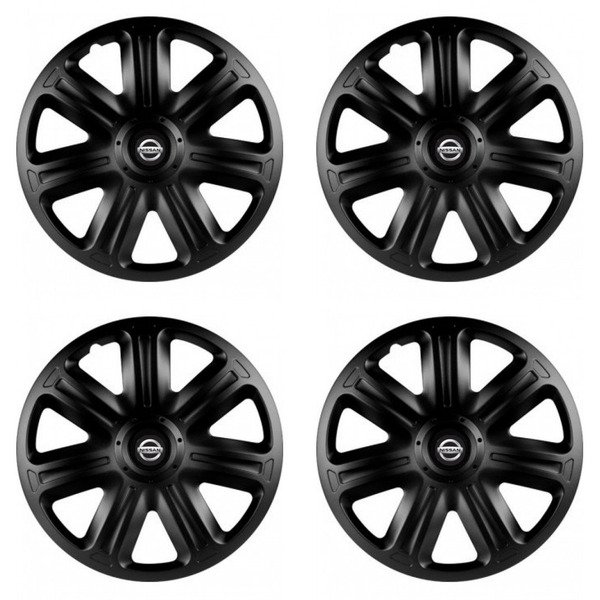 puklice pre Nissan 15 COMFORT BLACK