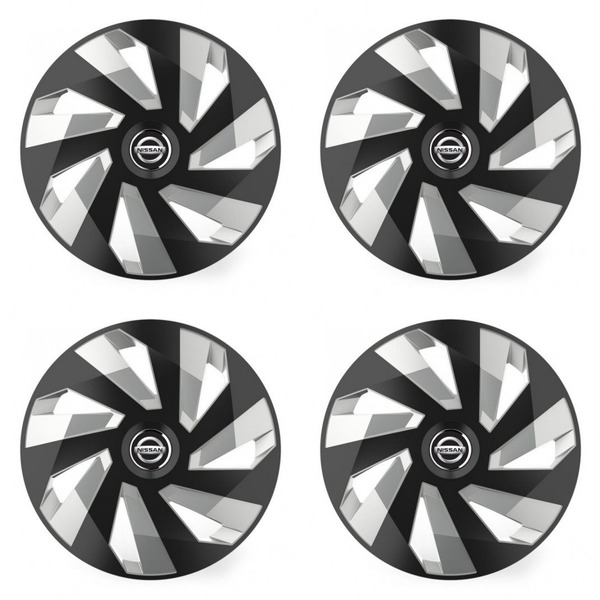 puklice pre Nissan 14 Vector RC black and silver