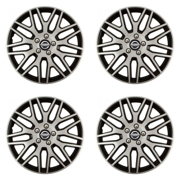 puklice pre Nissan 15 Dakar NC silver and black