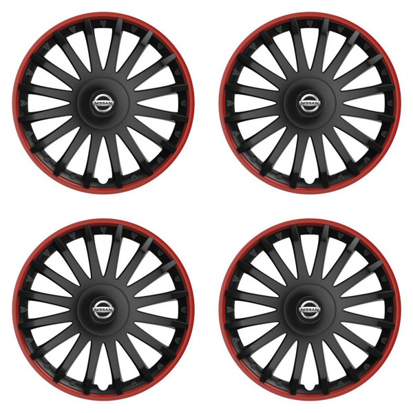 puklice pre Nissan 15 CRYSTAL RO black