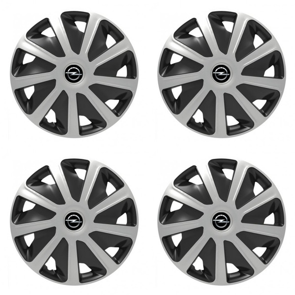 puklice pre  Opel pre dodávky 15 Craft silver and black