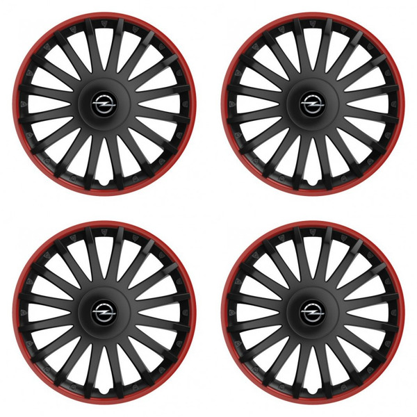 puklice pre  Opel 15 CRYSTAL RO black