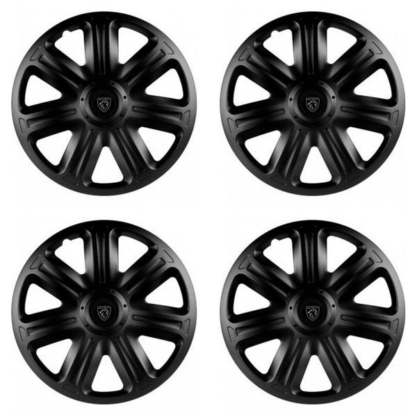 puklice pre Peugeot (nové logo) 15 COMFORT BLACK