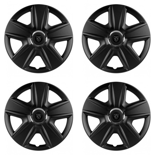 puklice pre  Peugeot (nové logo) 14 ESPRIT RC BLACK