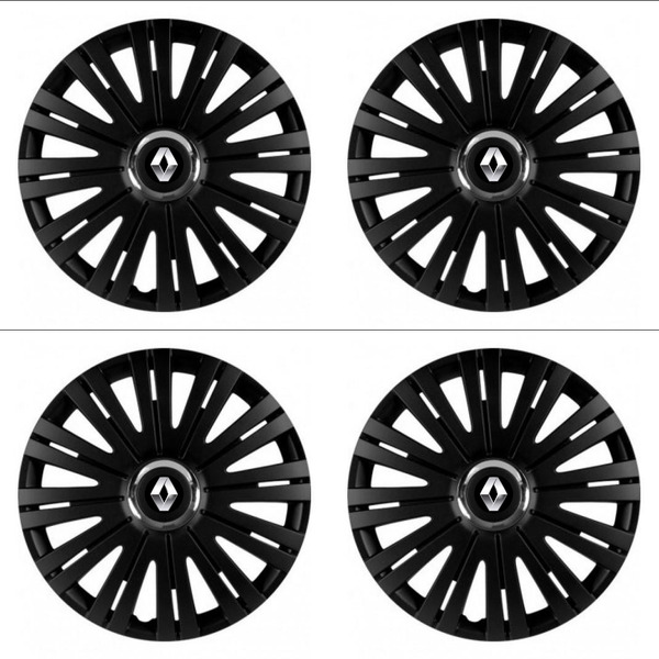 puklice pre  Renault (staršie logo) 15 ACTIVE RC BLACK