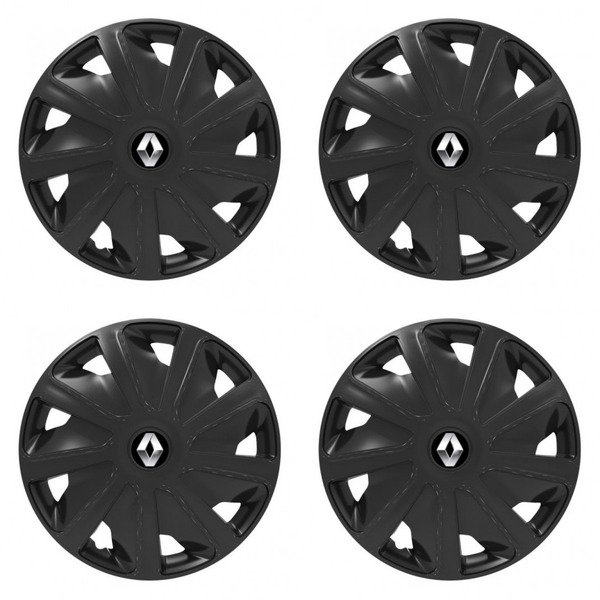 puklice pre  Renault (staršie logo) pre dodávky 15 Craft black