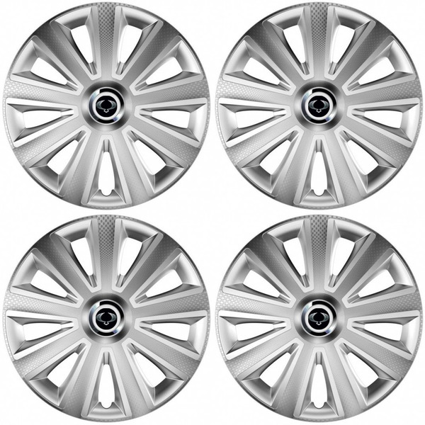 puklice pre  Sangyong 14 Aviator carbon RC silver