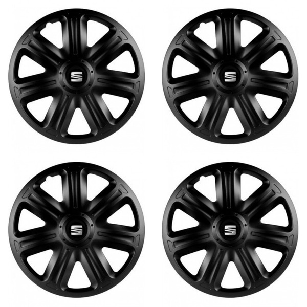 puklice pre Seat 14 COMFORT BLACK