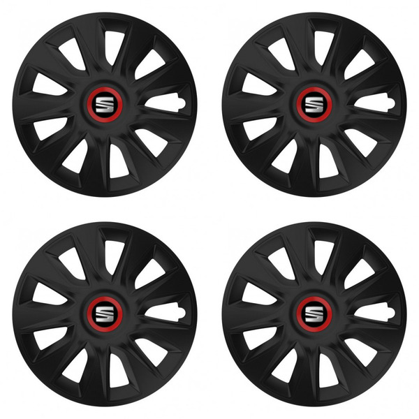 puklice pre Seat 17 STRATOS RR black