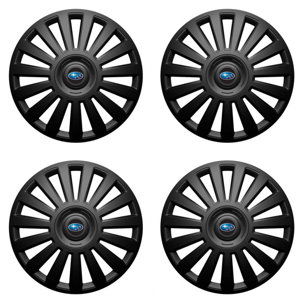 puklice pre  Subaru 14 Luxury black