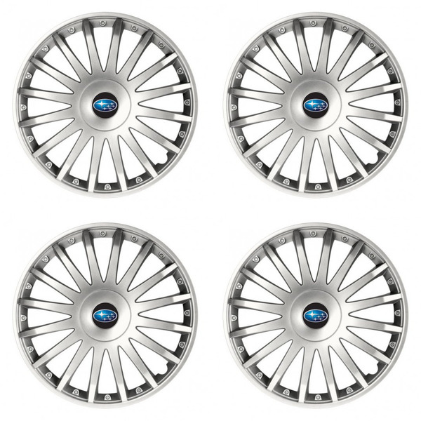 puklice pre Subaru 16 CRYSTAL silver