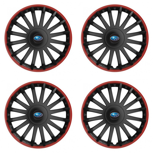 puklice pre Subaru 15 CRYSTAL RO black