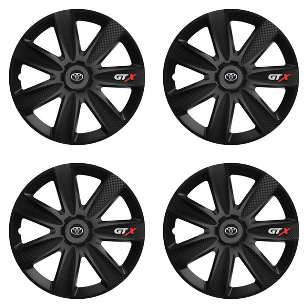 puklice pre  Toyota 15 GTX CARBON black