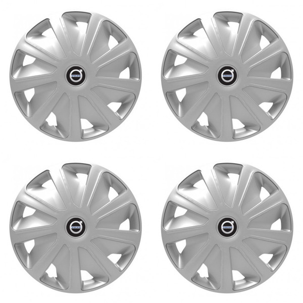 puklice pre  Volvo (čierne) pre dodávky 16 Craft silver