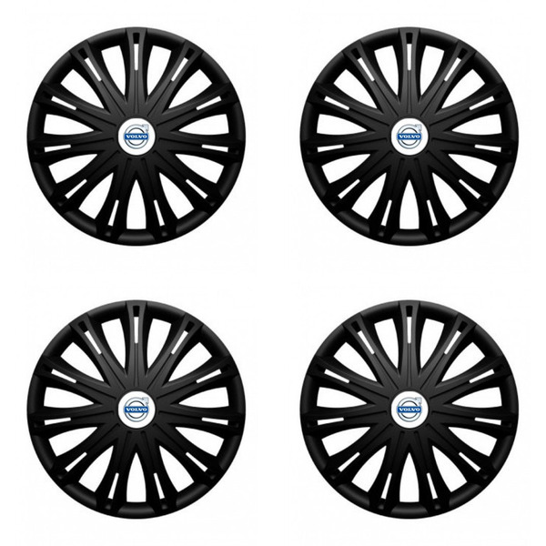 puklice pre Volvo (biele) 17 SPARK BLACK