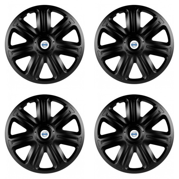 puklice pre Volvo (biele) 14 COMFORT BLACK