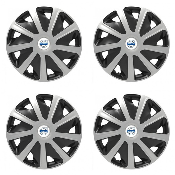 puklice pre Volvo (biele) pre dodávky 15 Craft silver and black