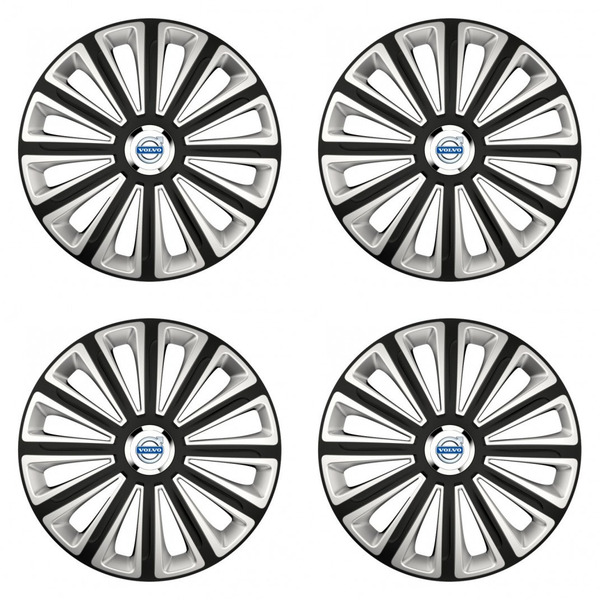 puklice pre  Volvo (biele) 15 TREND RC double colour