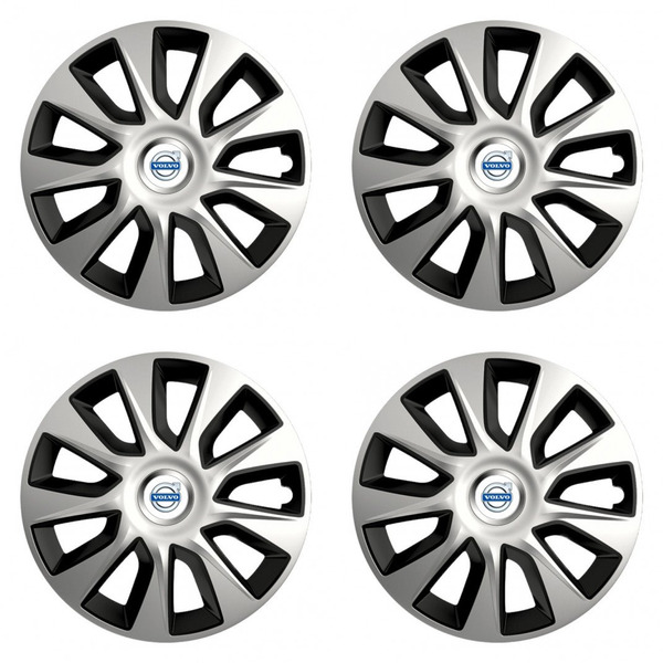 puklice pre  Volvo (biele) 16 STRATOS double colour