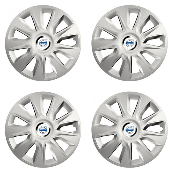 puklice pre Volvo (biele) 15 STRATOS RC