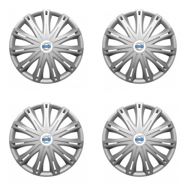 puklice pre  Volvo (biele) 17 SPARK