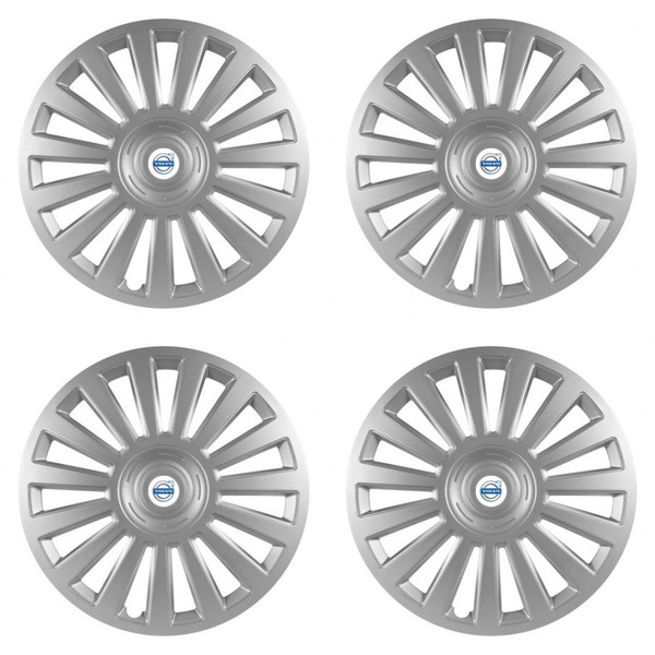 puklice pre Volvo (biele) 14 Luxury