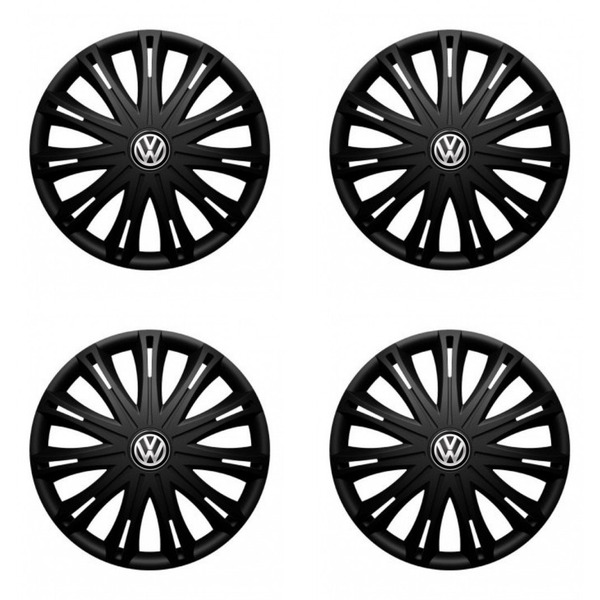puklice pre VW (čierne) 17 SPARK BLACK