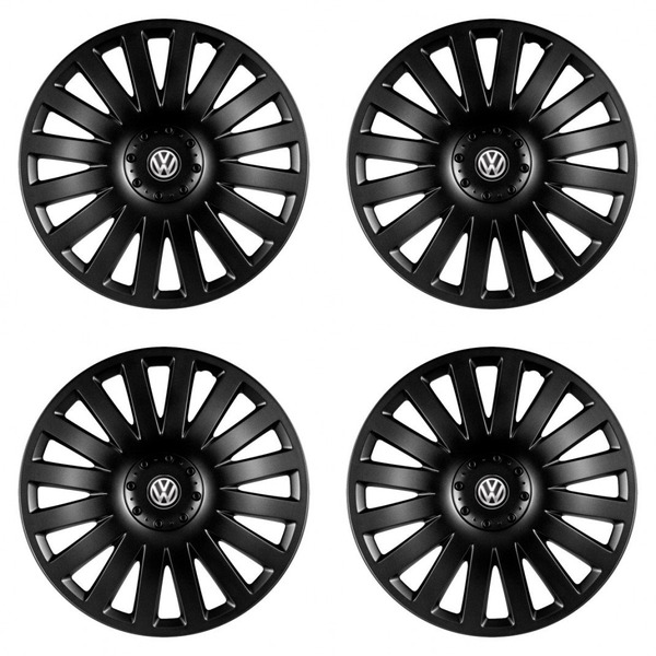 puklice pre VW (čierne) 14 Smart black