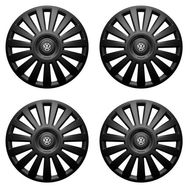 puklice pre VW (čierne) 16 Luxury black