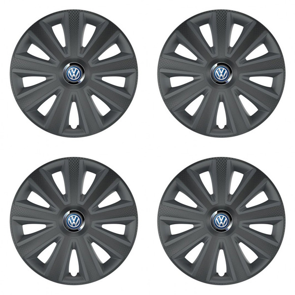 puklice pre  VW (modré) 16 Aviator carbon RC16 grafite