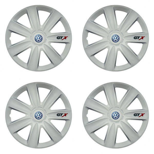 puklice pre  VW (modré) 17 GTX carbon white